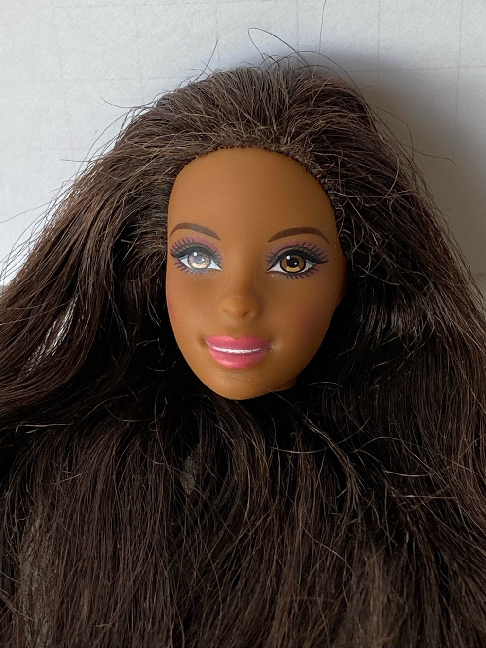 Mattel African American Barbie Doll Asha Face
Sculpt - HEAD Replacement Only